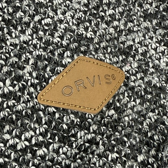 Orvis Men's Brighton 1/4 Zip Sweater M Sherpa Lined Pullover Black 1247213 - Picture 10 of 16